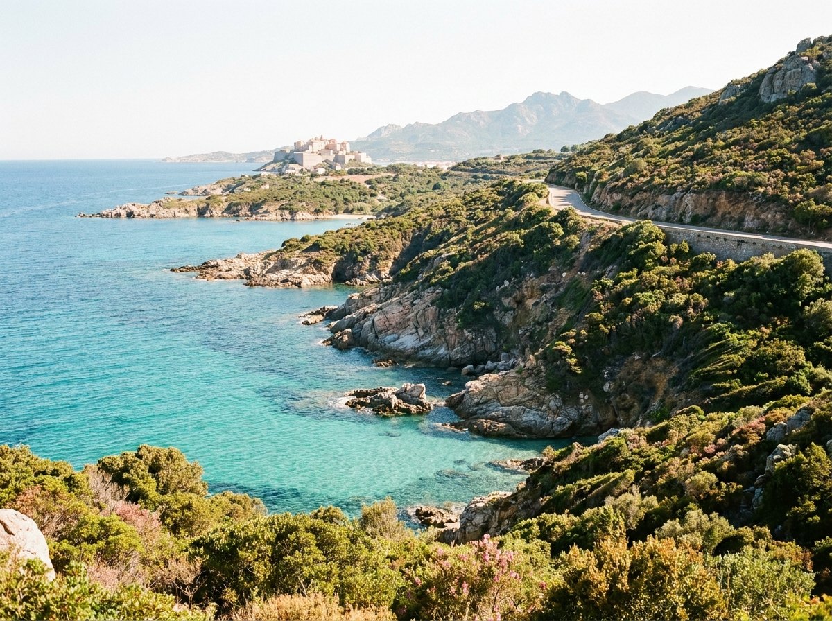 La côte de Balagne entre Calvi et Lumio